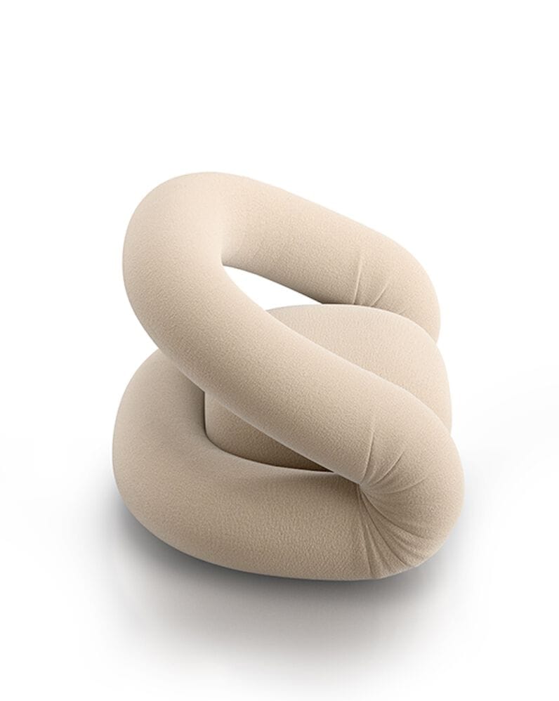 Тканевое кресло с подлокотниками MDF Italia PEGGY ARCH-00065677 - Вид №2