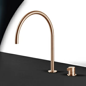 Смеситель для раковины TOOX TXQ33R розовое золото