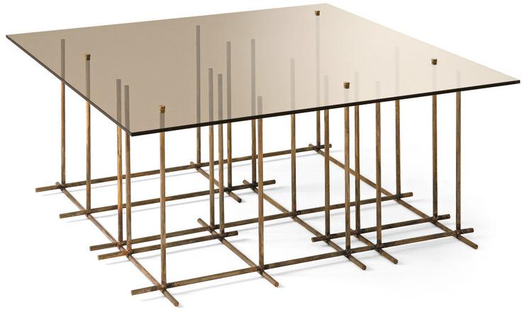 Gallotti&Radice Квадратный хрустальный журнальный столик sun-id-1491629 - Вид №1