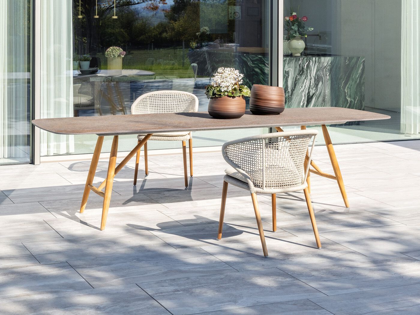 Керамический овальный садовый стол FISCHER MÖBEL Beluga ARCH-00139473 - Вид №2