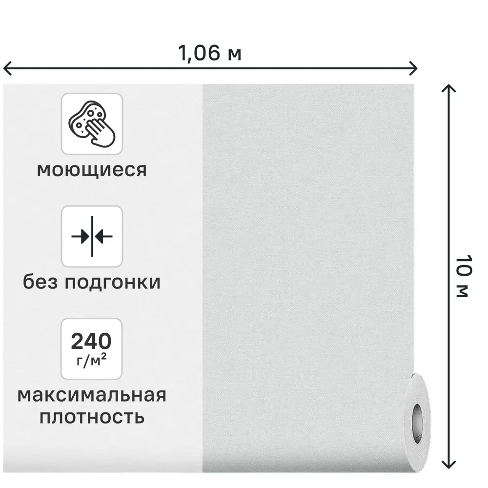 Обои флизелиновые Grandecolife Kantri 2 серо-голубые 1.06 м R207036 89457800 STLM-2085771 - Вид №1