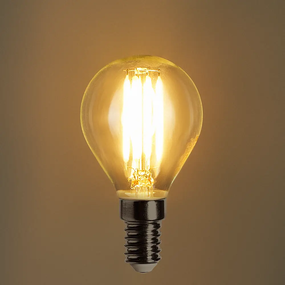 Лампа светодиодная Osram E14 220 В 5 Вт шар 660 лм тёплый белый свет 82057140 STLM-2063182  - Вид №2