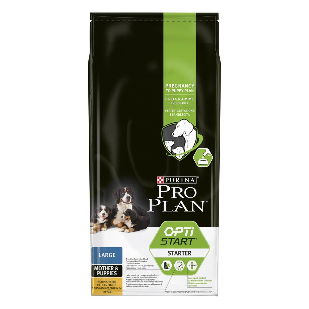 ПР0059703 Корм для щенков Starter для крупных пород, курица сух. 12кг Pro Plan 