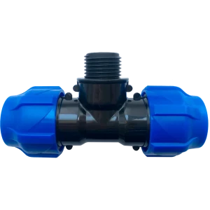 Тройник комбинированный ПНД Valfex 50x1 1/4"x50 мм НР 85457851 STLM-2184562