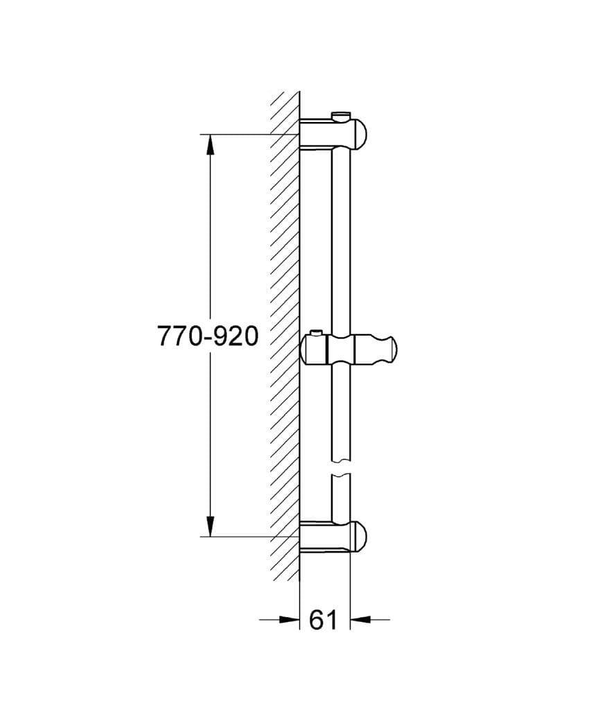 Выдвижной стержень вверх и вниз Grohe Euphoria ARCH-00033441 - Вид №4
