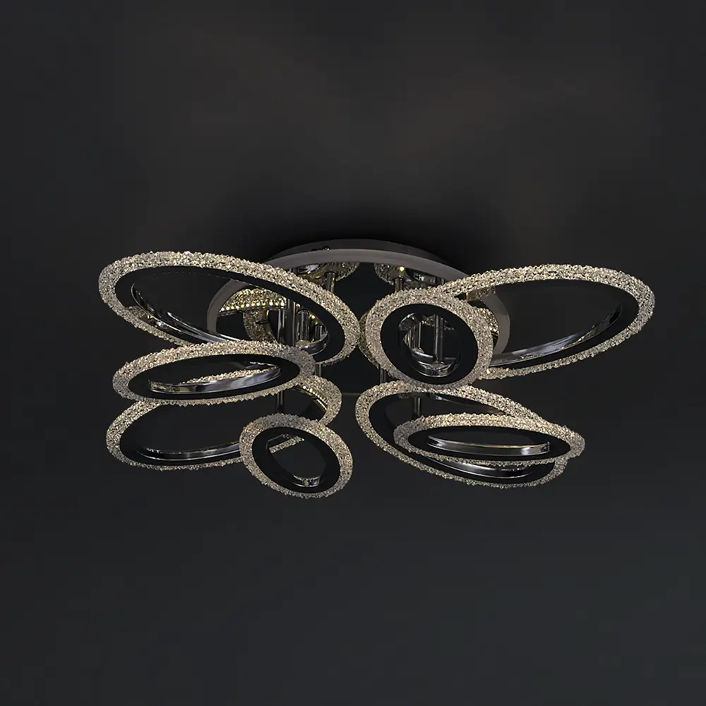 Люстра потолочная Jlight Lou 5644/190C LED цвет хром 84315610 STLM-2160074  - Вид №6