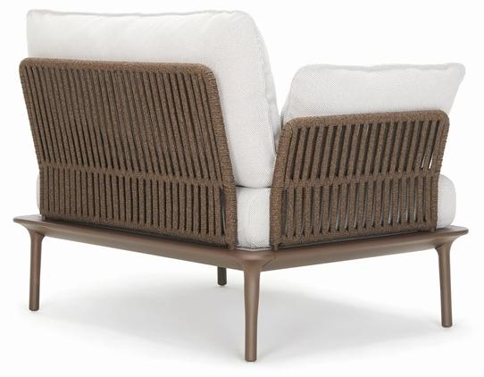 Pedrali Кресло для улицы с переплетенными подлокотниками и спинками Reva twist sun-id-1484429 - Вид №1