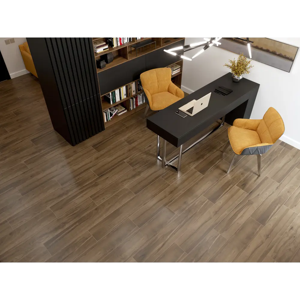 Керамогранит Golden Tile Dream Wood 1198x198 мм 0.95 м² цвет коричневый 84231948 STLM-2137572 - Вид №1