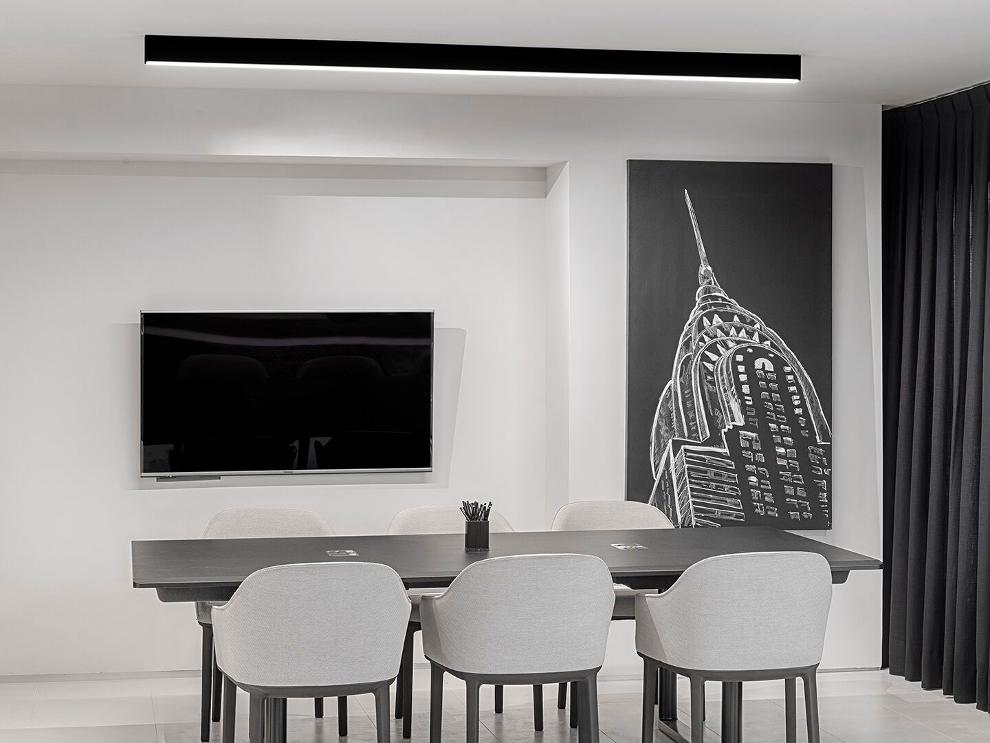 Алюминиевый светодиодный потолочный светильник Arkoslight Fifty + Surface ARCH-00009735 - Вид №1