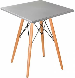 30793 Стол Eames woodS brushed silver R-HOME