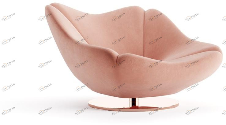 Mytto Вращающееся кресло с тканевой обивкой Mytto x nelson de araujo sun-id-1490583