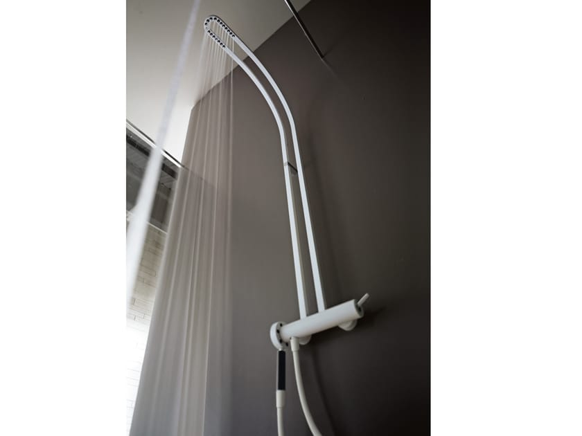 Латунная настенная душевая колонна с душем Rubinetterie Treemme Philo ARCH-00048607