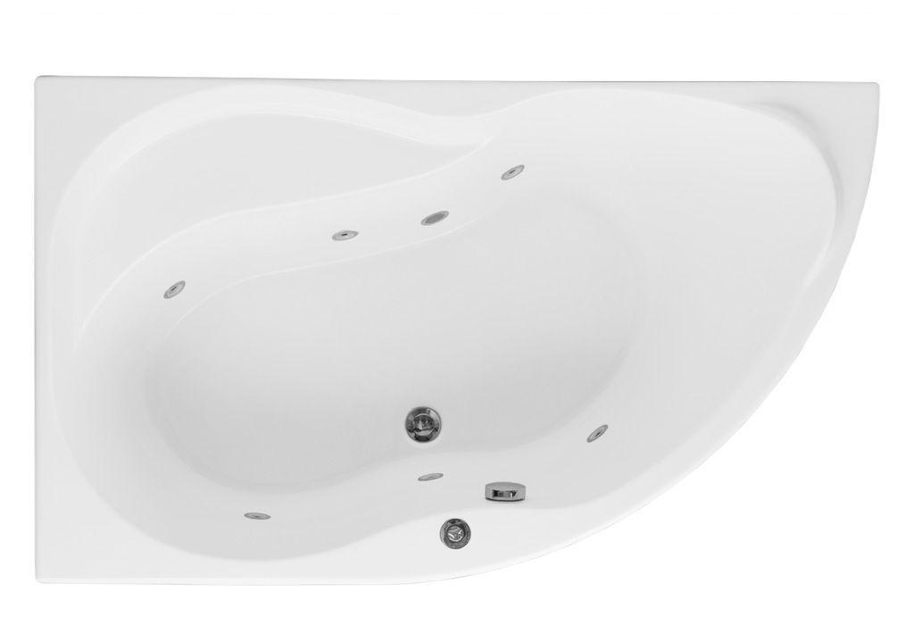 Акриловая ванна Aquanet Graciosa 150x90 L (каркас + смеситель Aquanet Practic 2 AF111-63B) 002039400018300700216780 - Вид №2