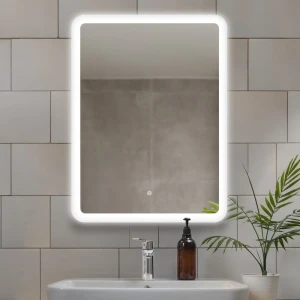 Зеркало в ванную комнату Стелла Лайт 60x80 см с подсветкой