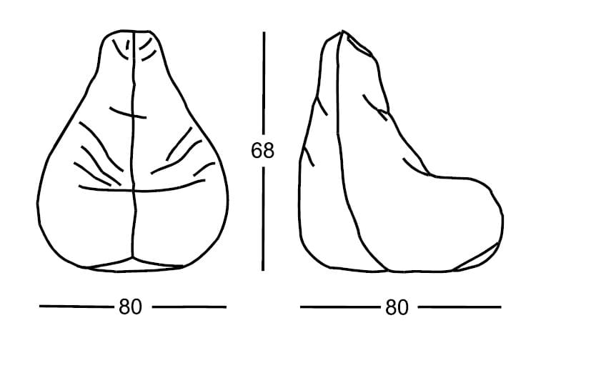 Кресло-мешок In Stock ZANOTTA - SACCO VIP 27552 ARCH-00029347 - Вид №5