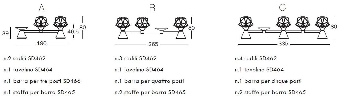 Magis Сиденье на алюминиевой балке перекрытия One sun-id-1509075 - Вид №2