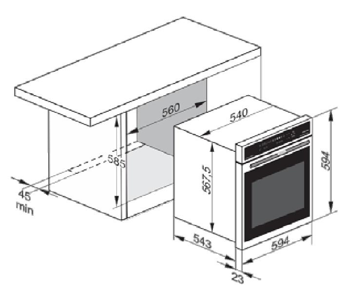 5347623 Электрический духовой шкаф Kaiser EH 6306 RS черный STDN-0045268 - Вид №8