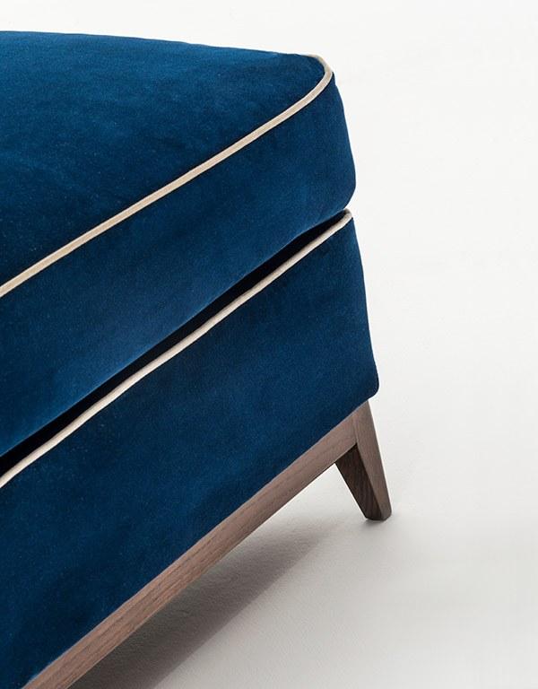 OAK Квадратный пуф из ткани Milano collection Sc5071 - Вид №2