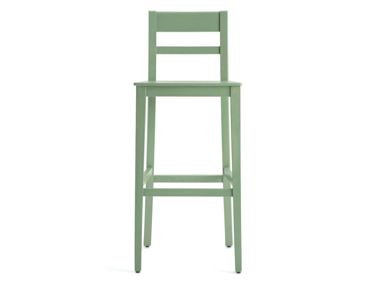 Высокий стул из бука со спинкой Palma Corinne ARCH-00062548