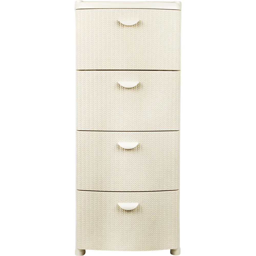 Комод для ванной Вязание 4 ящика 40.5x96x50.5 см цвет слоновая кость 82138028 STLM-2154387 Santreyd Без серии - Вид №1