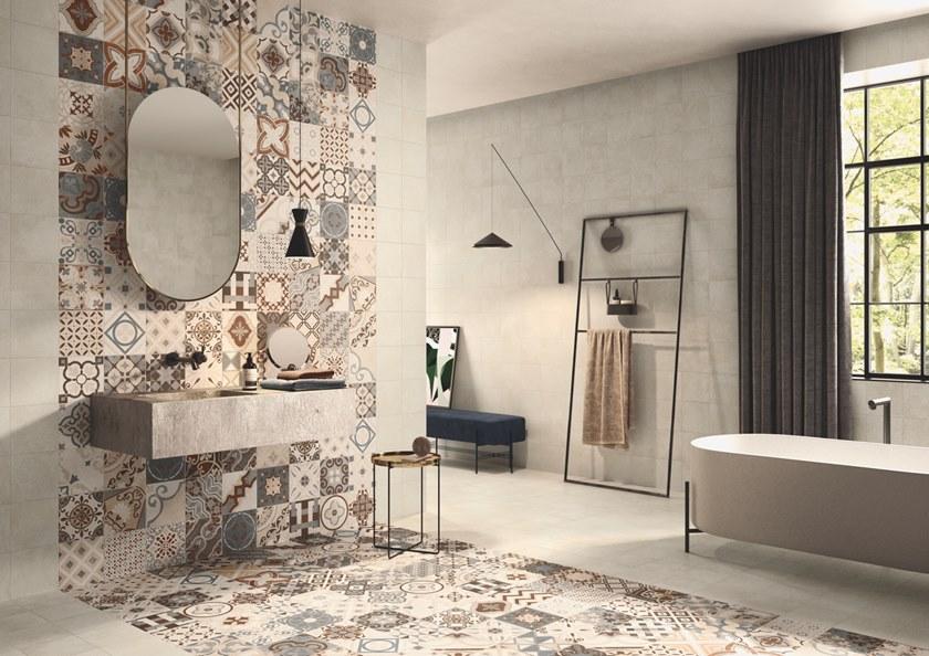 Casalgrande Padana Настенная / напольная плитка из керамогранита с эффектом энкаустики Granitoker sun-id-1473786 - Вид №1