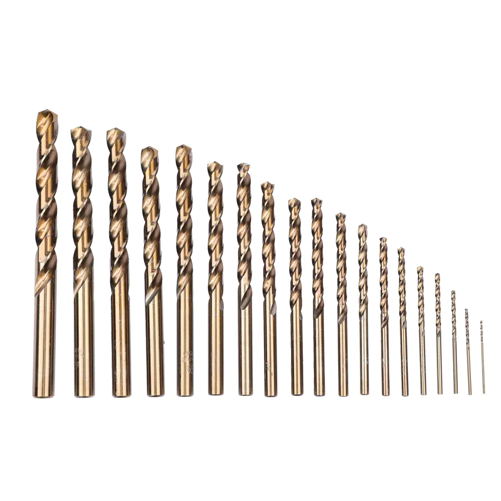 Набор сверл по металлу №80 Р6М5К5 (5% кобальт) Волжский инструмент 1-10 мм, 19 шт STLM-2186784 - Вид №1
