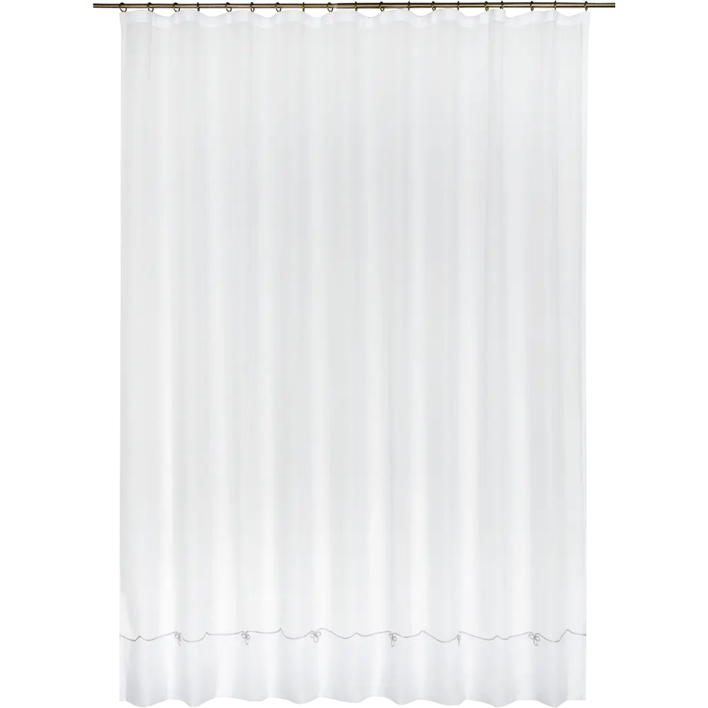 Тюль на ленте «Вышивка», 250x260 см, полоски, цвет серый AMORE MIO STLM-2001556