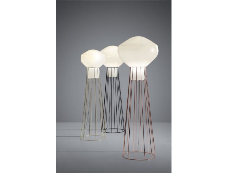 Напольная лампа из дутого стекла Fabbian Aérostat ARCH-00000210