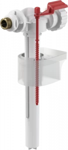 Впускной механизм с боковой подводкой и металлической резьбой для пластиковых бачков