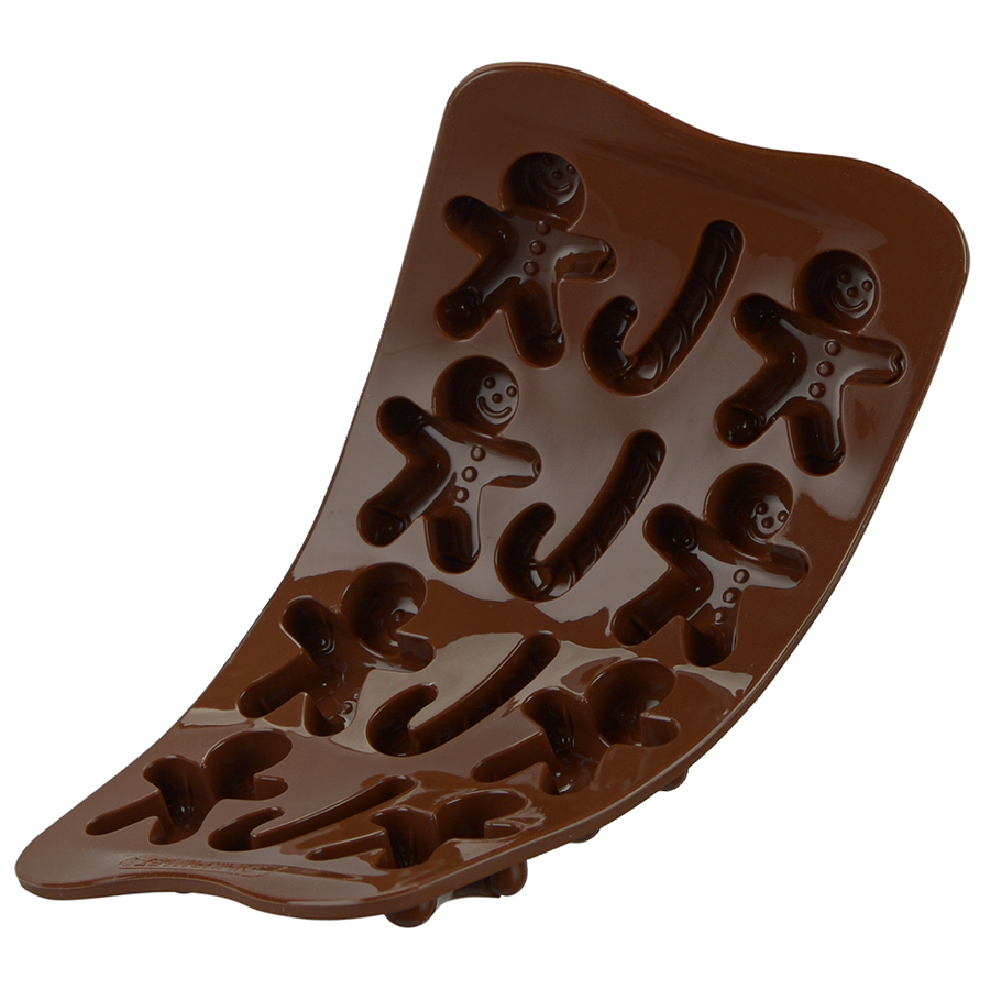 22.112.77.0065 Форма для приготовления конфет mr ginger силиконовая Silikomart  - Вид №4