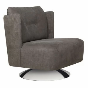 Кресло ALMA на круглом основании темно-серое SITS ALMA 191883 Серый