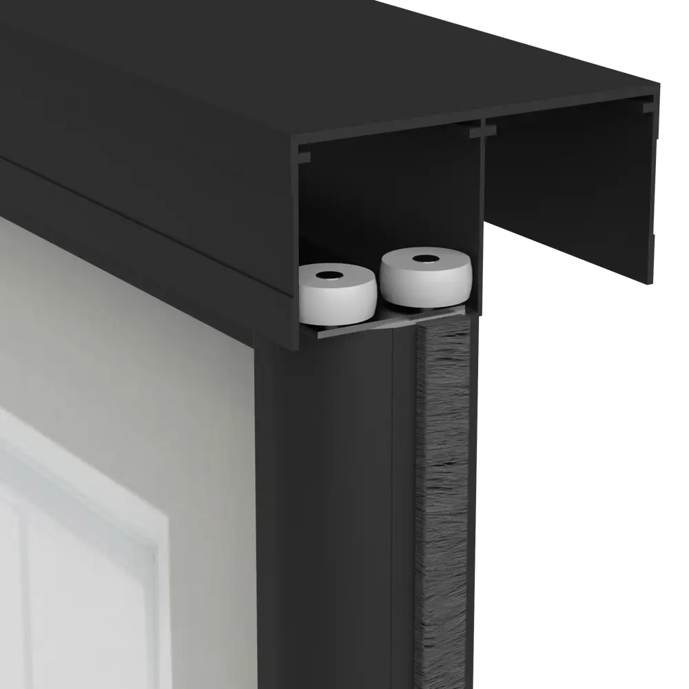 Дверь-купе KONSENSA 225.5x70.4 см с зеркалом профиль черный 89444112 STLM-2020388  - Вид №3