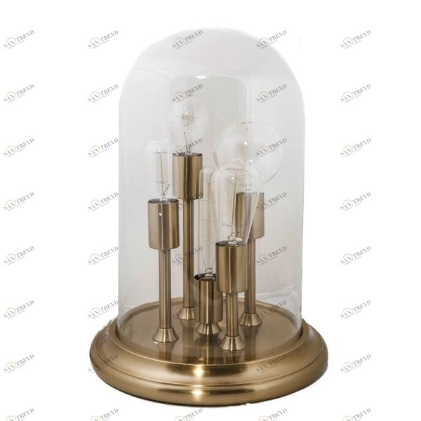 Лампа настольная EDISON большая WL042-3 UNICO ИНТЕРЬЕРНЫЕ 255310 Золото;прозрачный;черный 