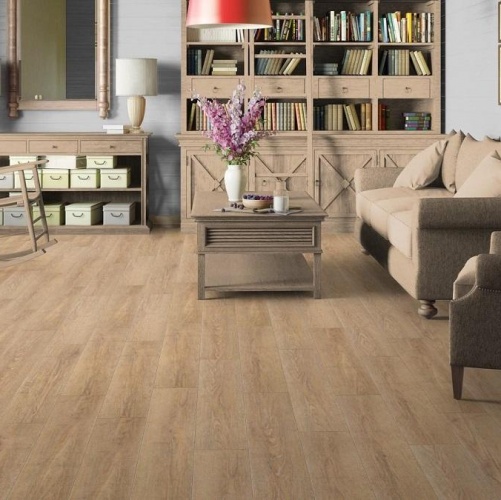 Виниловый ламинат Tarkett Lounge Relax Дуб с брашью (Текстурированная) 914,4х152,4/101,6 мм 1000901234 - Вид №1