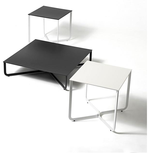 Diemme Низкий квадратный журнальный столик с верхом из hpl sun-id-1483198 - Вид №1