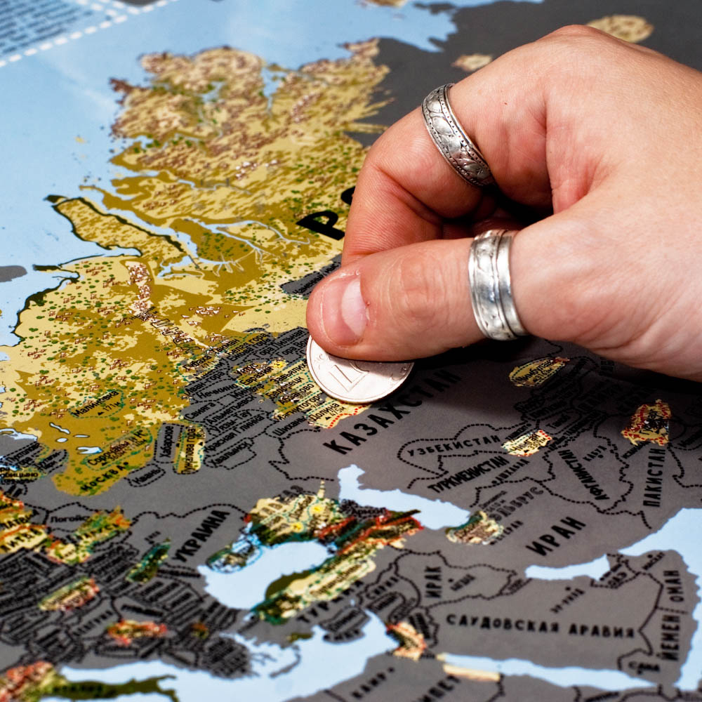 0300 Карта со скретч слоем snow map BadLab  - Вид №7