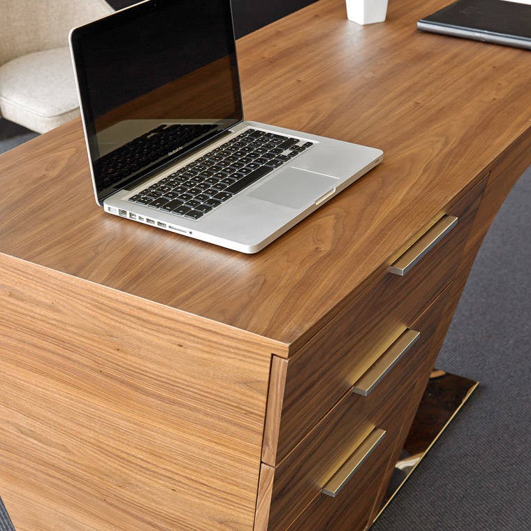 Письменный стол деревянный с ящиками орех Belleza от Angel Cerda ANGEL CERDA  241791 Орех;коричневый  - Вид №1