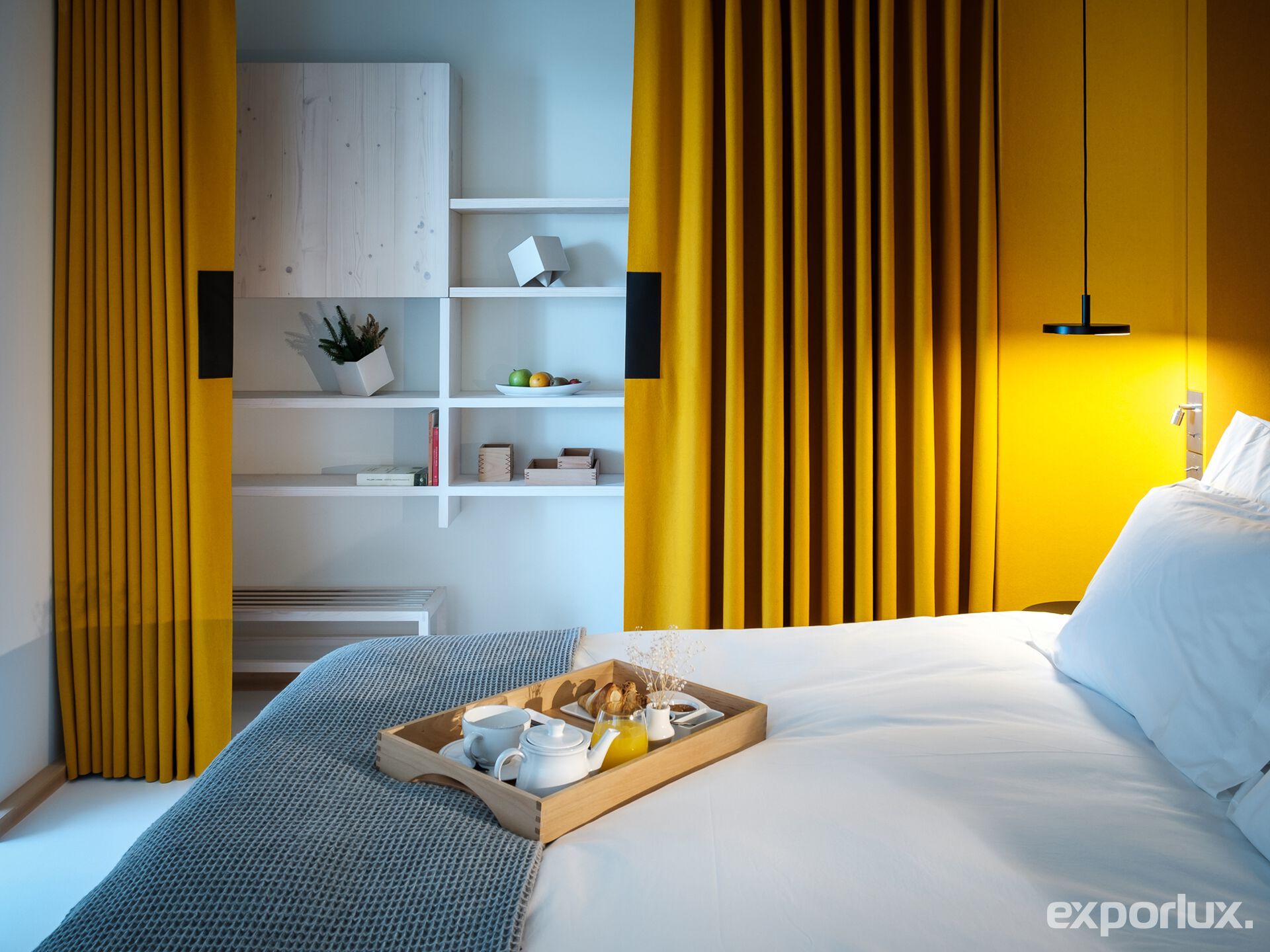 Алюминиевый светодиодный подвесной светильник Exporlux P# P06 TE SUD Ø200 ARCH-00063456 - Вид №1