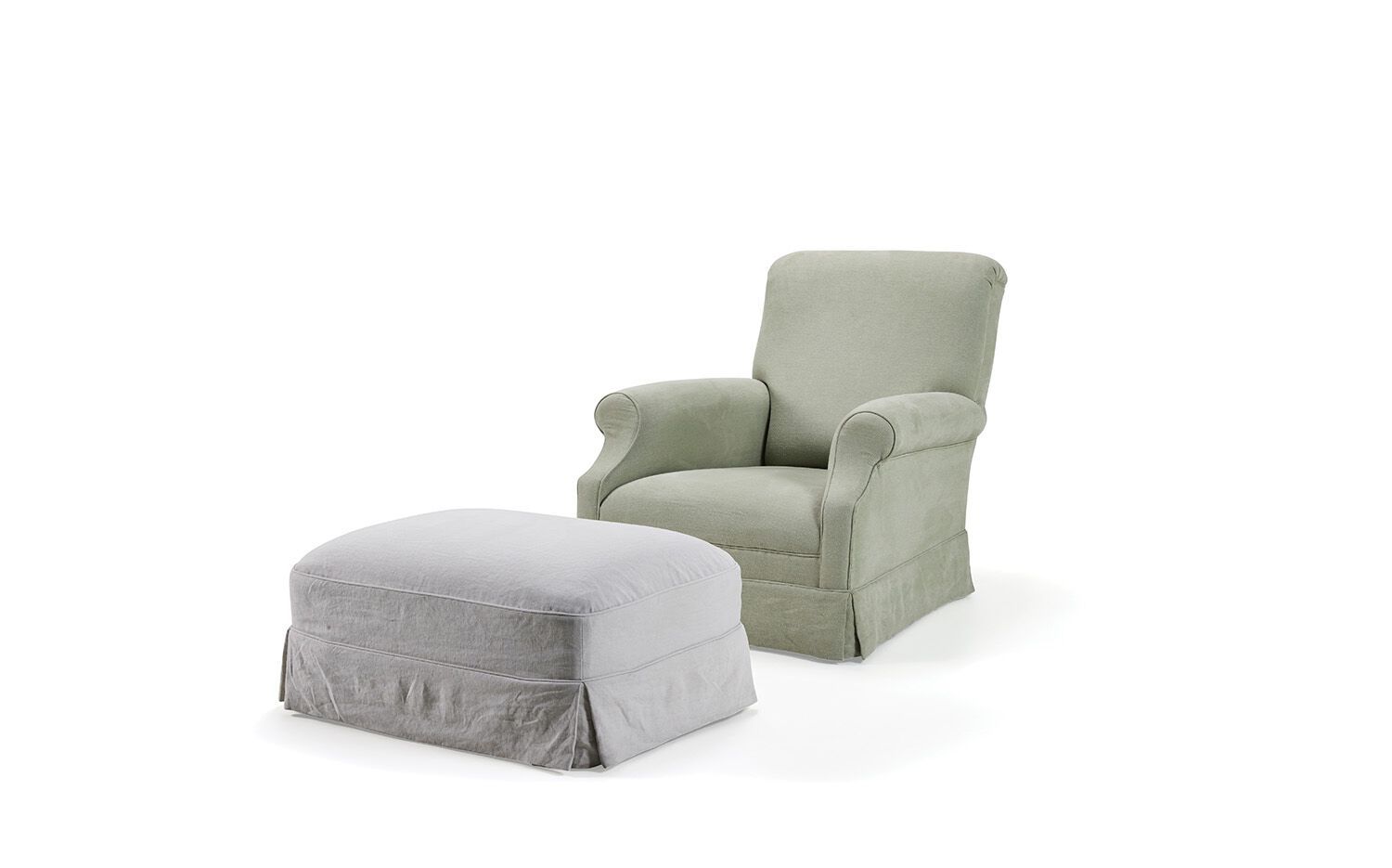 Прямоугольный пуф из ткани Collett & Victor Amber ARCH-00129647 - Вид №1