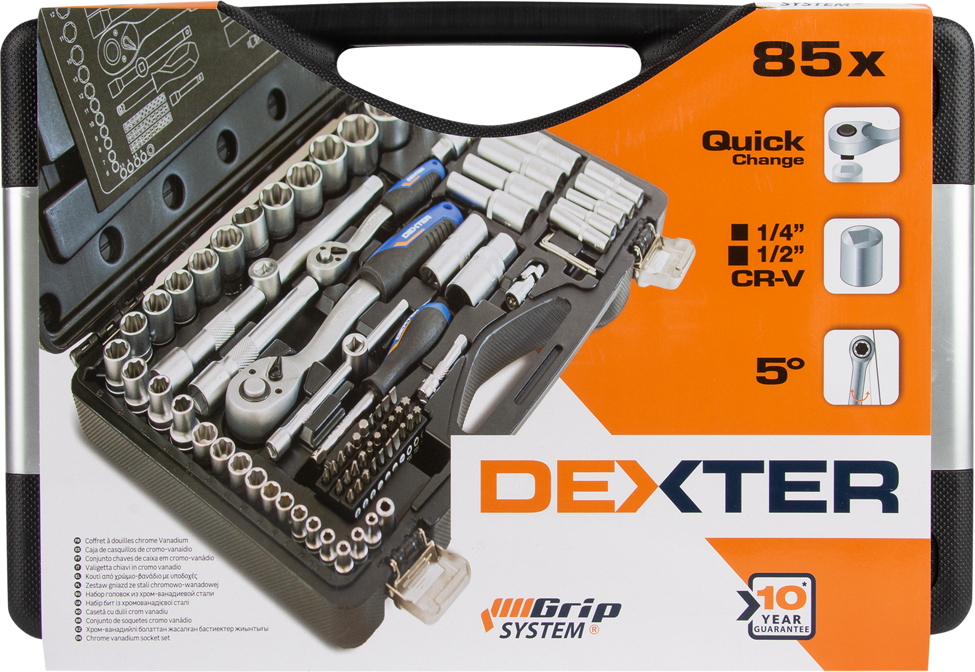 Набор инструментов Dexter 85 предметов для профессионального ремонта 82612584 STLM-0031658 - Вид №10