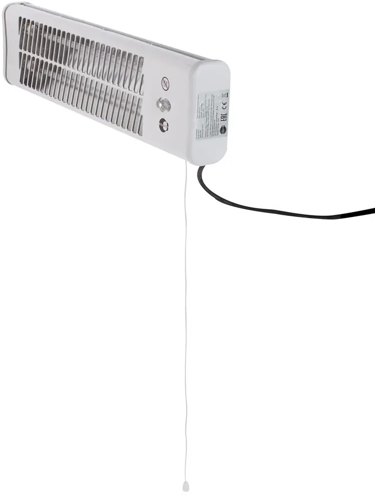 Кварцевый обогреватель Equation 1200Вт с настенным креплением 18565819