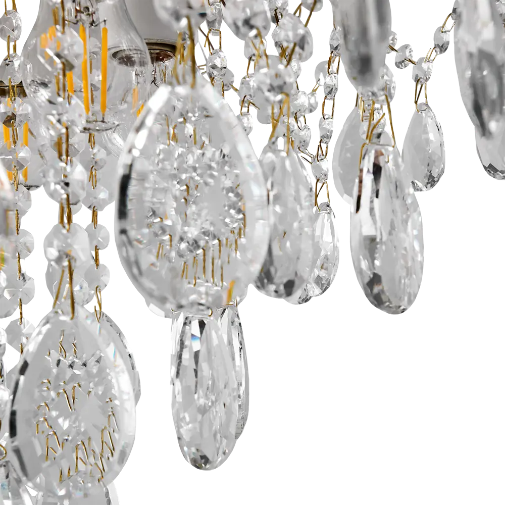 Люстра потолочная хрустальная Escada 1126/6, 6 ламп, 22 м², цвет белый STLM-2126789 - Вид №6