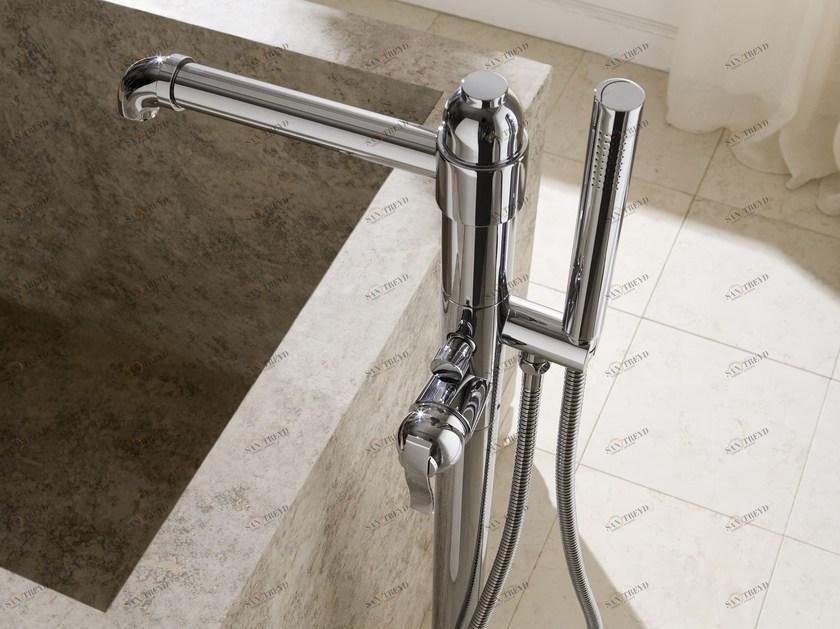 GRAFF Смеситель для ванны напольный с ручным душем Bali sun-id-1486183