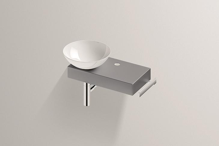 5256000083 Умывальник с тумбой, wp.pn1, белая, proshield, глазурованная Alape серия PN (Piccolo Novo) 