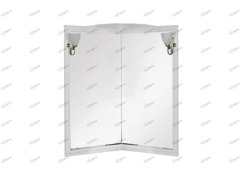 Зеркало Aquanet Луис 70 угловое белый 00171916