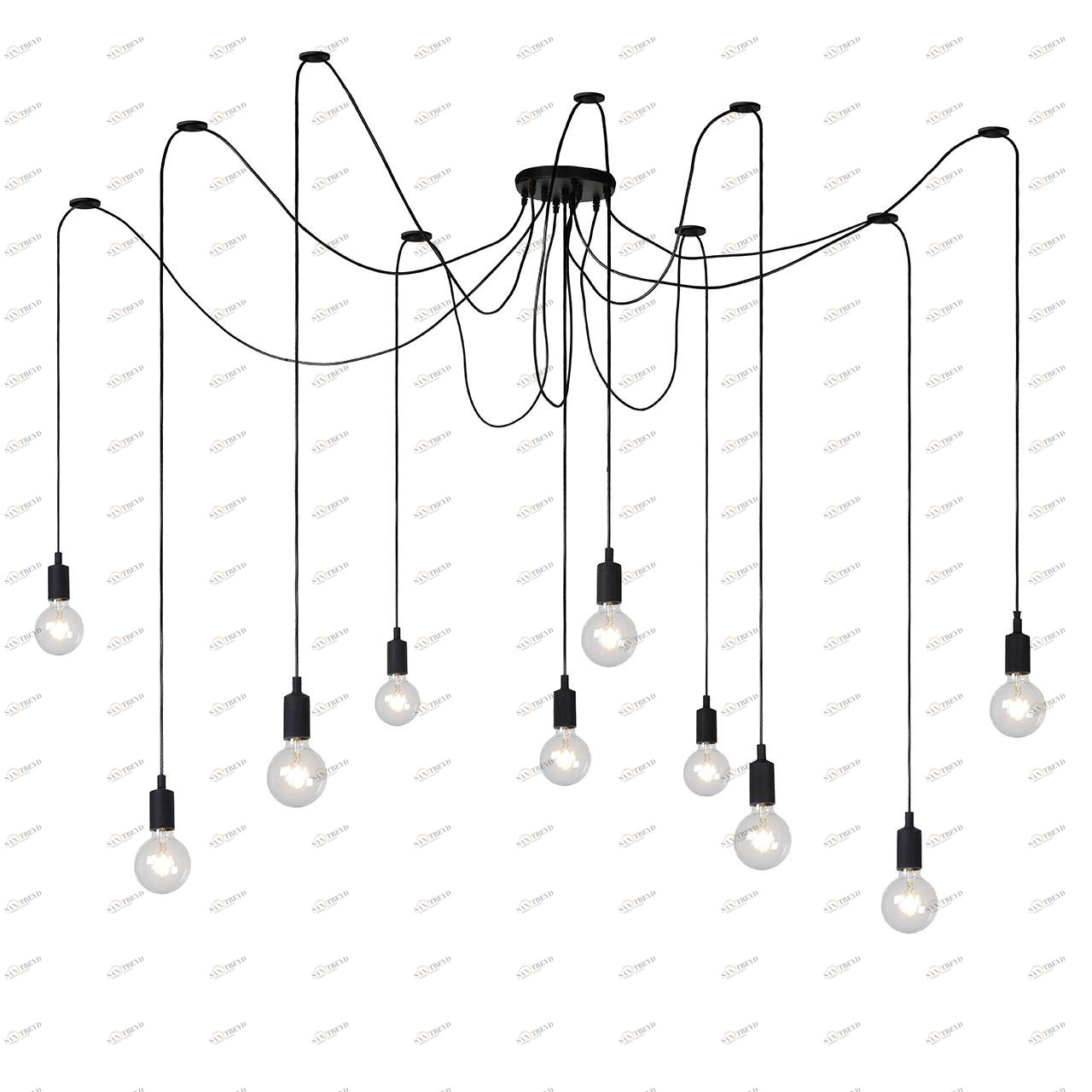 Подвесная люстра Lucide Fix Multi 08408/10/30 LUCIDE FIX MULTI 108541 Черный 