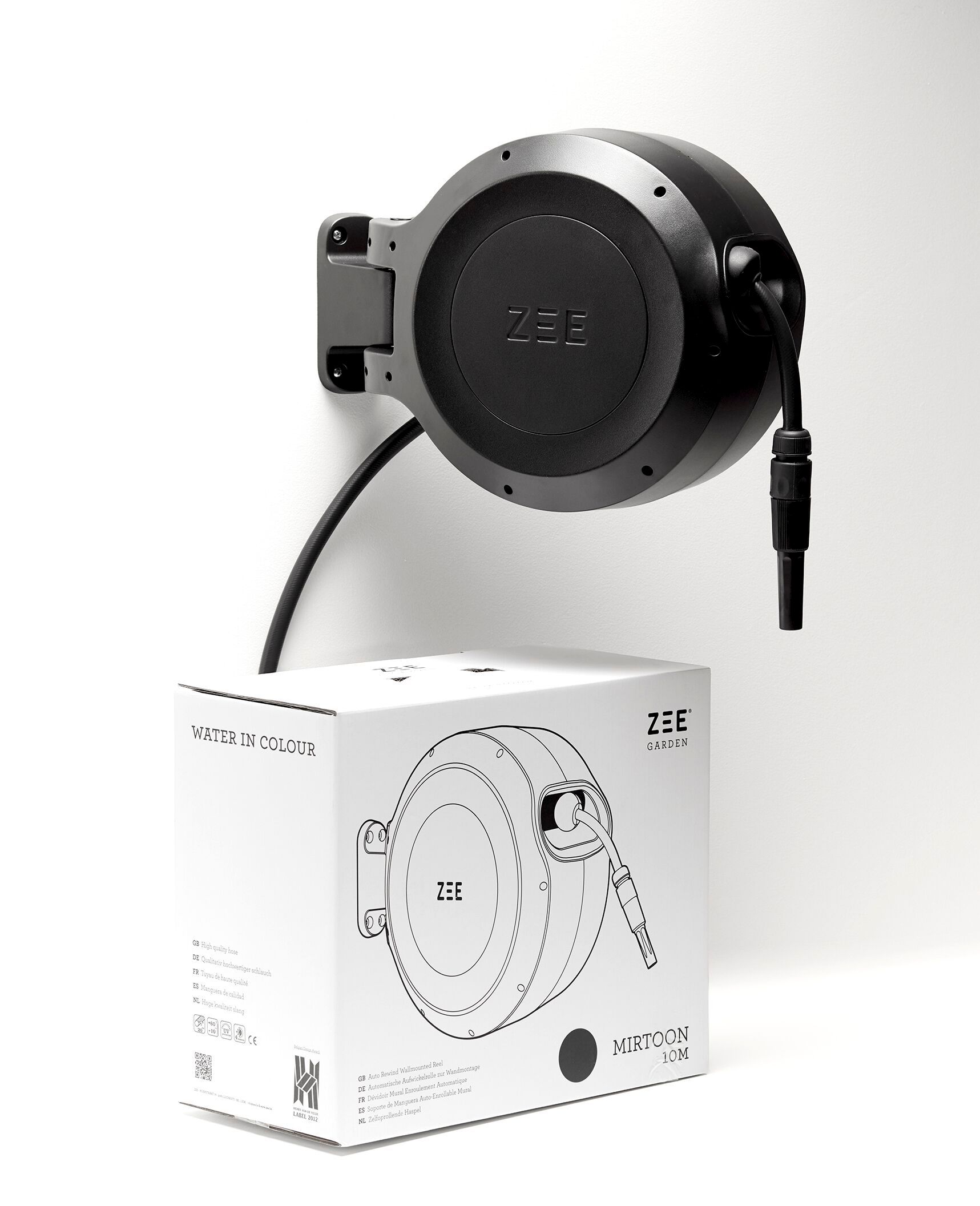 Пластиковая катушка шланга ZEE MIRTOON 10M BLACK ARCH-00153248 - Вид №1