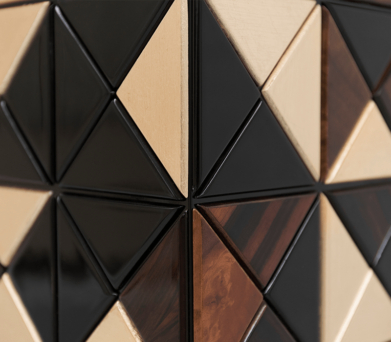 0-035 Пиксельный шкаф из орехового дерева Boca Do Lobo  - Вид №8