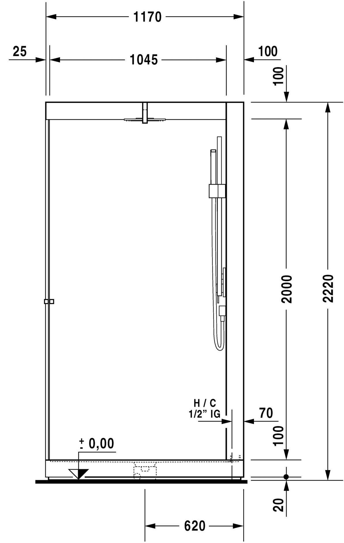 750713002011001 Сауна Inipi Ama, пристенный и угловой вариант Inipi #7507 3350 x 1170 x 2220 мм
Исполнение: американский орех (нат.шпон) Белый глянцевый декор Duravit  - Вид №2
