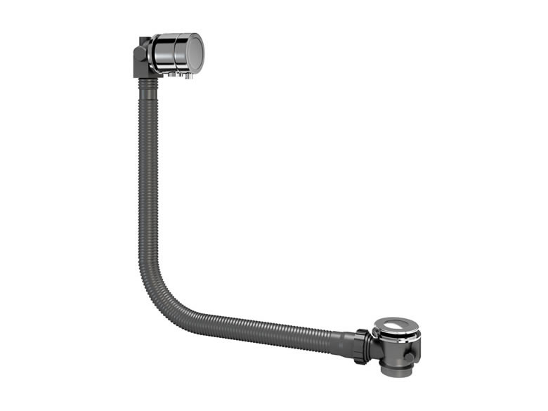 Burlington Наполнитель для ванны с выдвижным сливом и переливом Хром CW9 